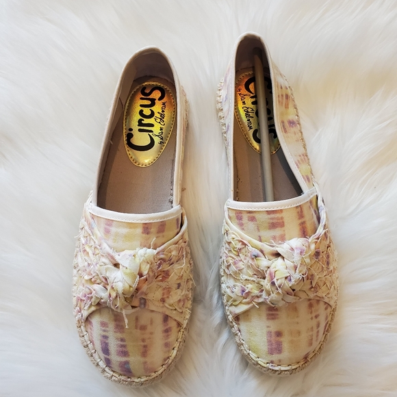 💗Sam Edelman pastel Tie Dye espadrilles NWT